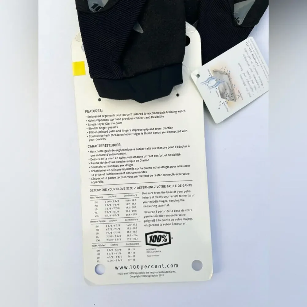 100% Youth Ridecamp‎ Gloves - Black